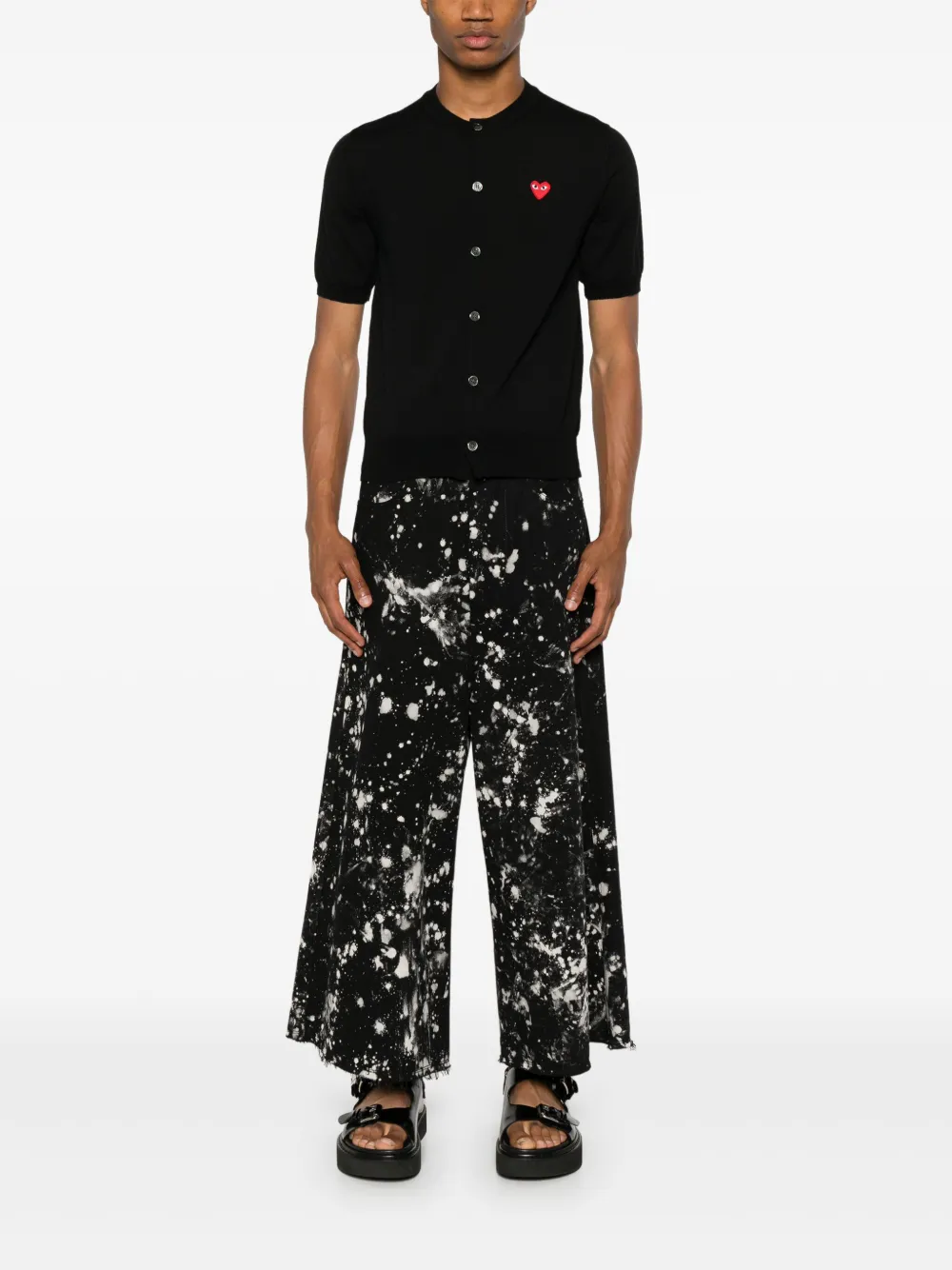Comme Des Garçons Play heart-patch wool cardigan | Cardigans | Image 2