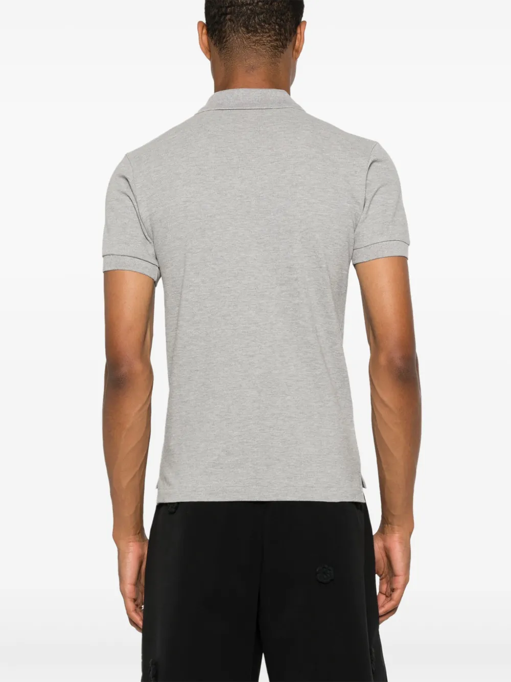 Comme Des Garçons Play Piquè poloshirt met hartpatch Grijs