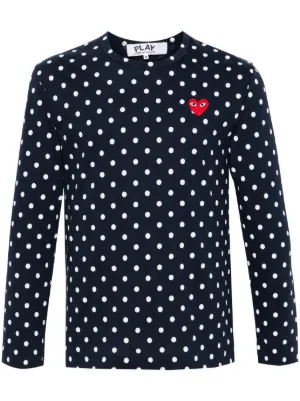 Comme Des Garçons Play ポルカドット柄 カットソー 通販 - FARFETCH