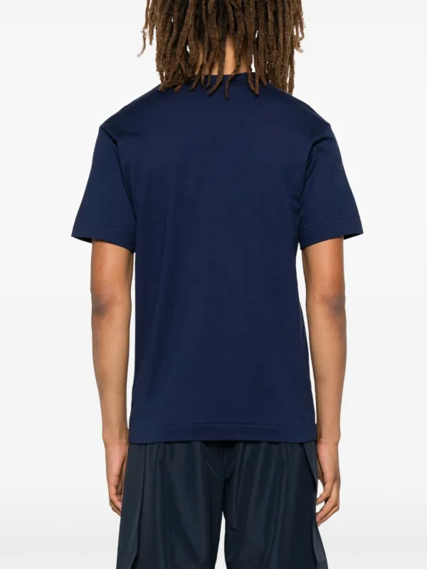 Comme Des Garçons Play ロゴ Tシャツ | ブルー | FARFETCH JP