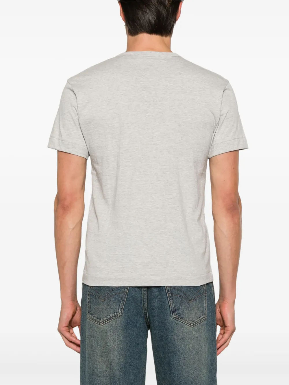 Comme Des Garçons Play T-shirt met hartprint Grijs