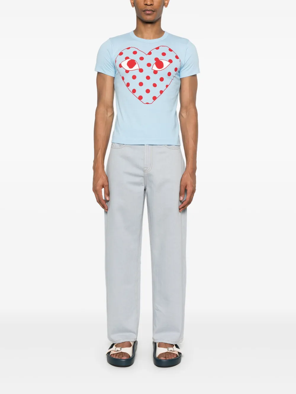 Comme Des Garçons Play playera con corazón estampado | Playeras y jerséis | Image 2