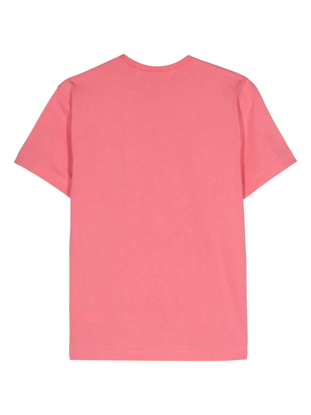 Comme Des Garçons Play Katoenen T-shirt met logoprint - Roze