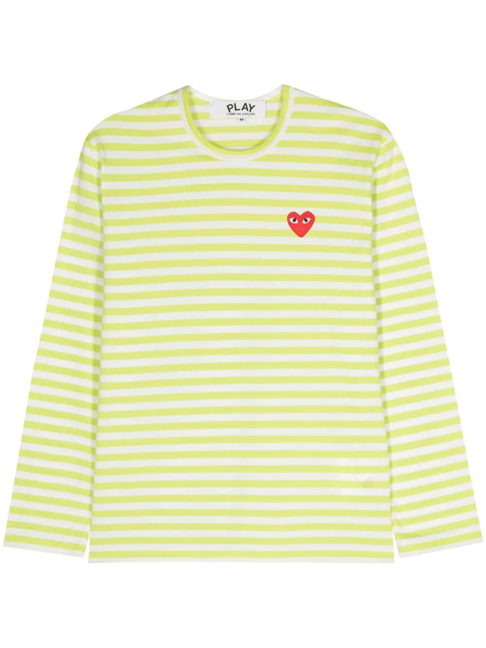 COMME DES GARÇONS PLAY STRIPED T-SHIRT