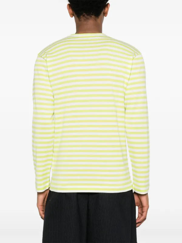 Comme Des Garçons Play Heart Logo Cotton T-shirt | White | FARFETCH