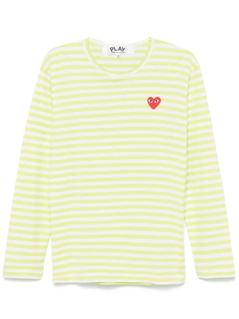 Comme Des Garçons Play striped T-shirt