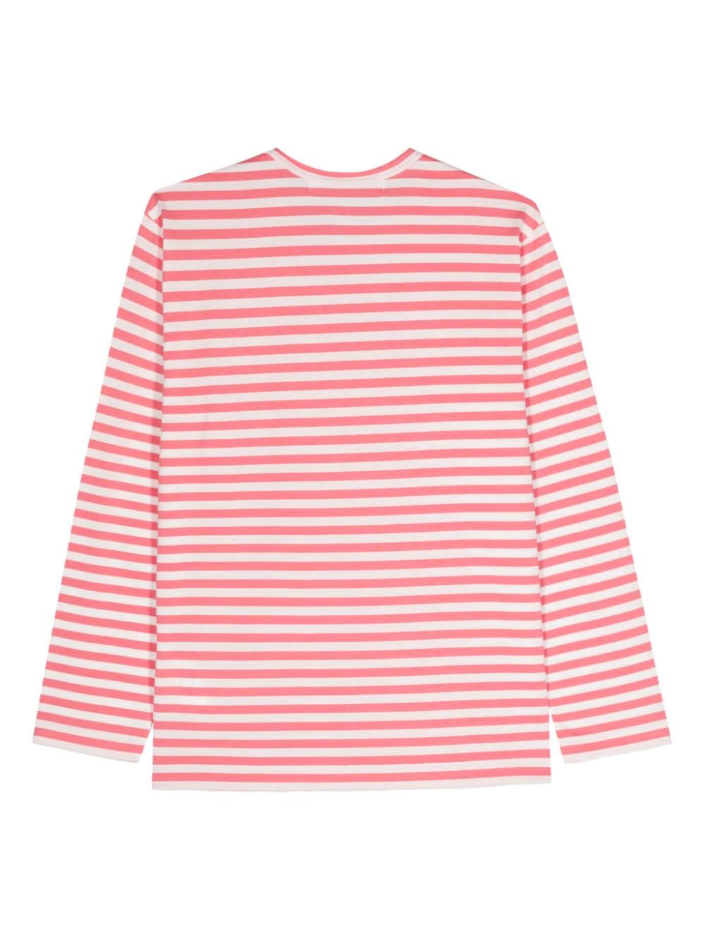 Comme Des Garçons Play T-shirt met logo-applicatie - Roze