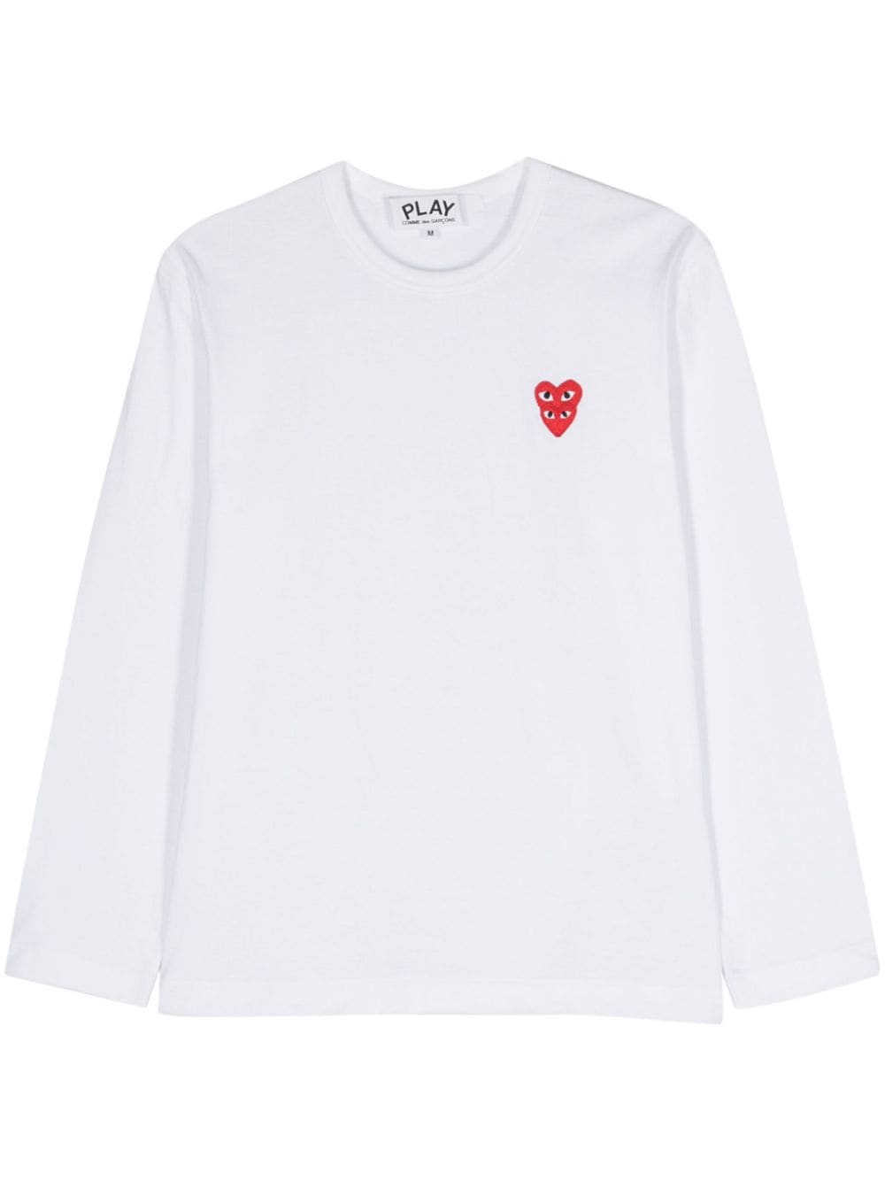 Image 1 of Comme Des Garçons Play playera con parche de corazón