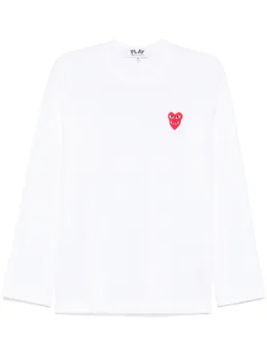 Comme Des Garçons Play ポルカドット Tシャツ | ブルー | FARFETCH JP