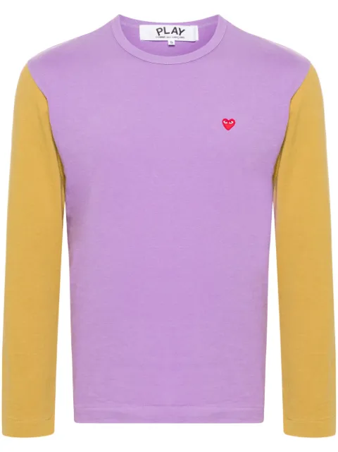 Comme Des Garçons Play Heart-patch cotton T-shirt