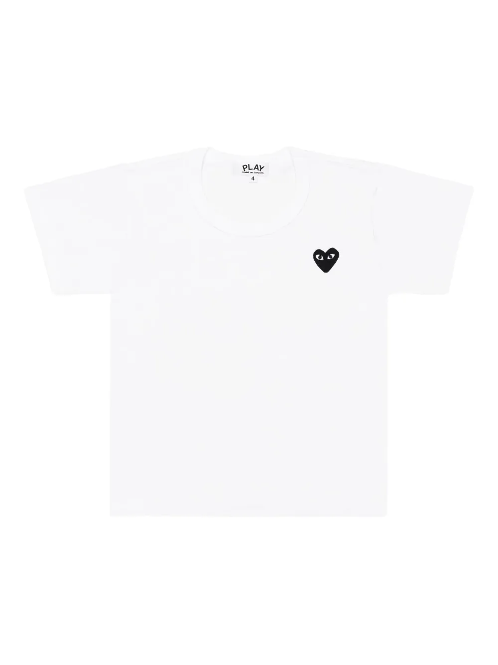 Comme Des Garçons Play Kids logo-patch T-shirt | White | Image 1
