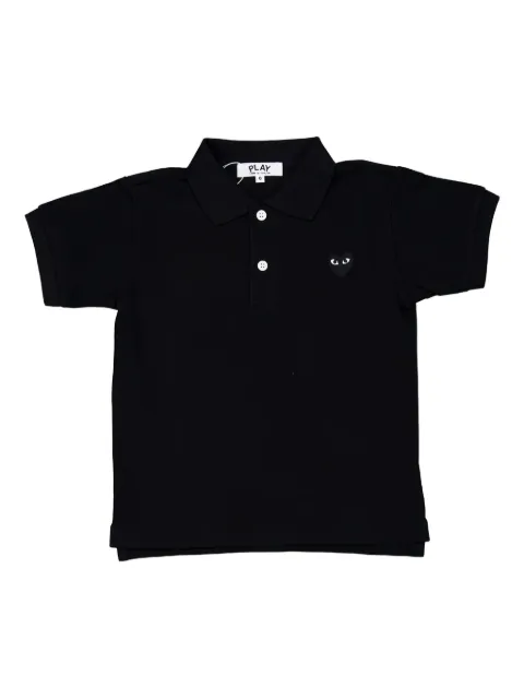 Comme Des Garçons Play Kids heart-emblem polo shirt