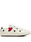 Comme Des Garçons Play x Converse Chuck 70 polka-dot heart sneakers - White