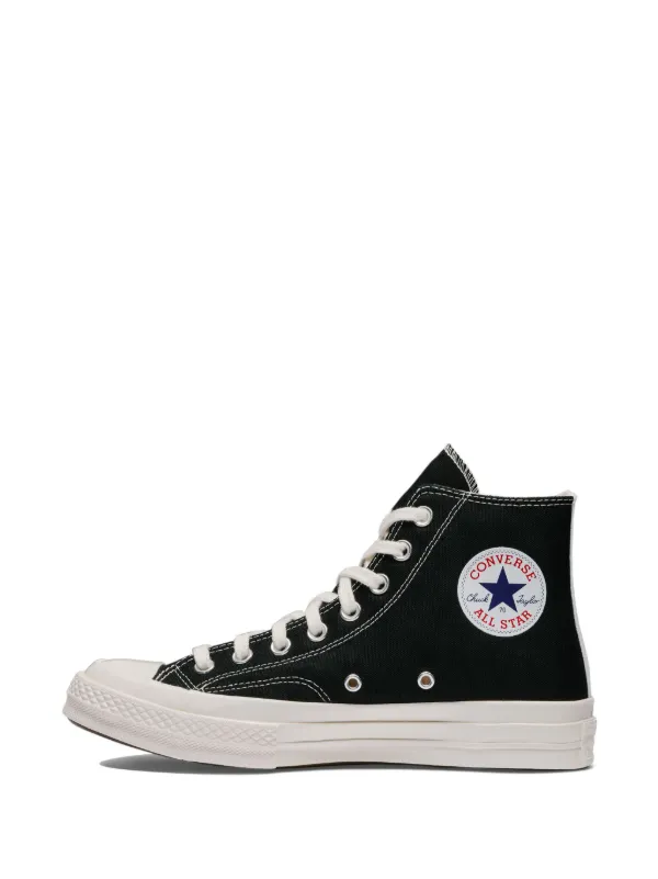 Black red heart converse online