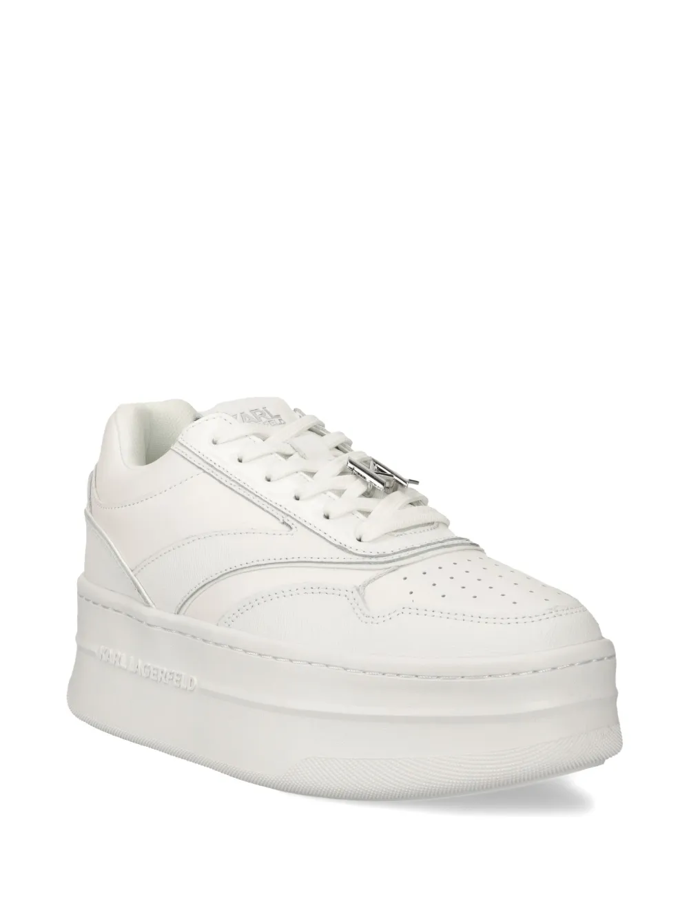 Karl Lagerfeld Leren sneakers - Wit