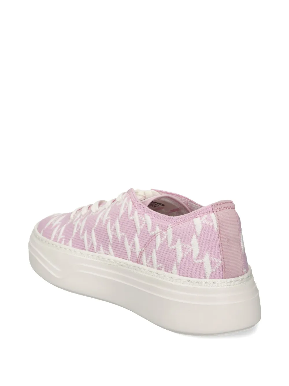KARL LAGERFELD LOGO-PRINT SNEAKERS 