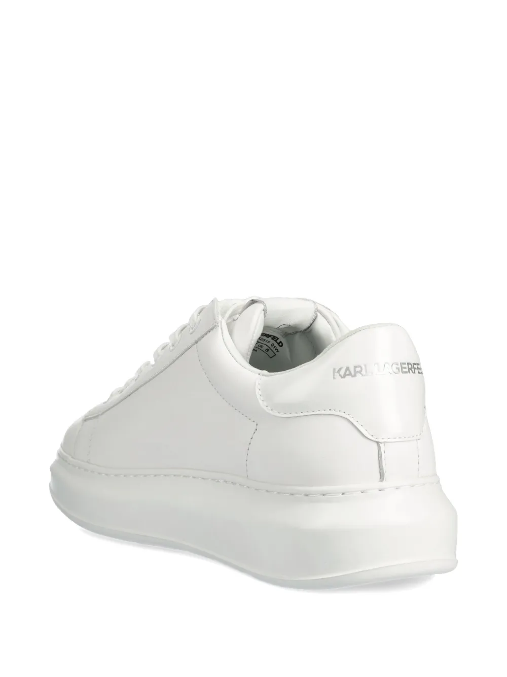 Karl Lagerfeld leather sneakers White