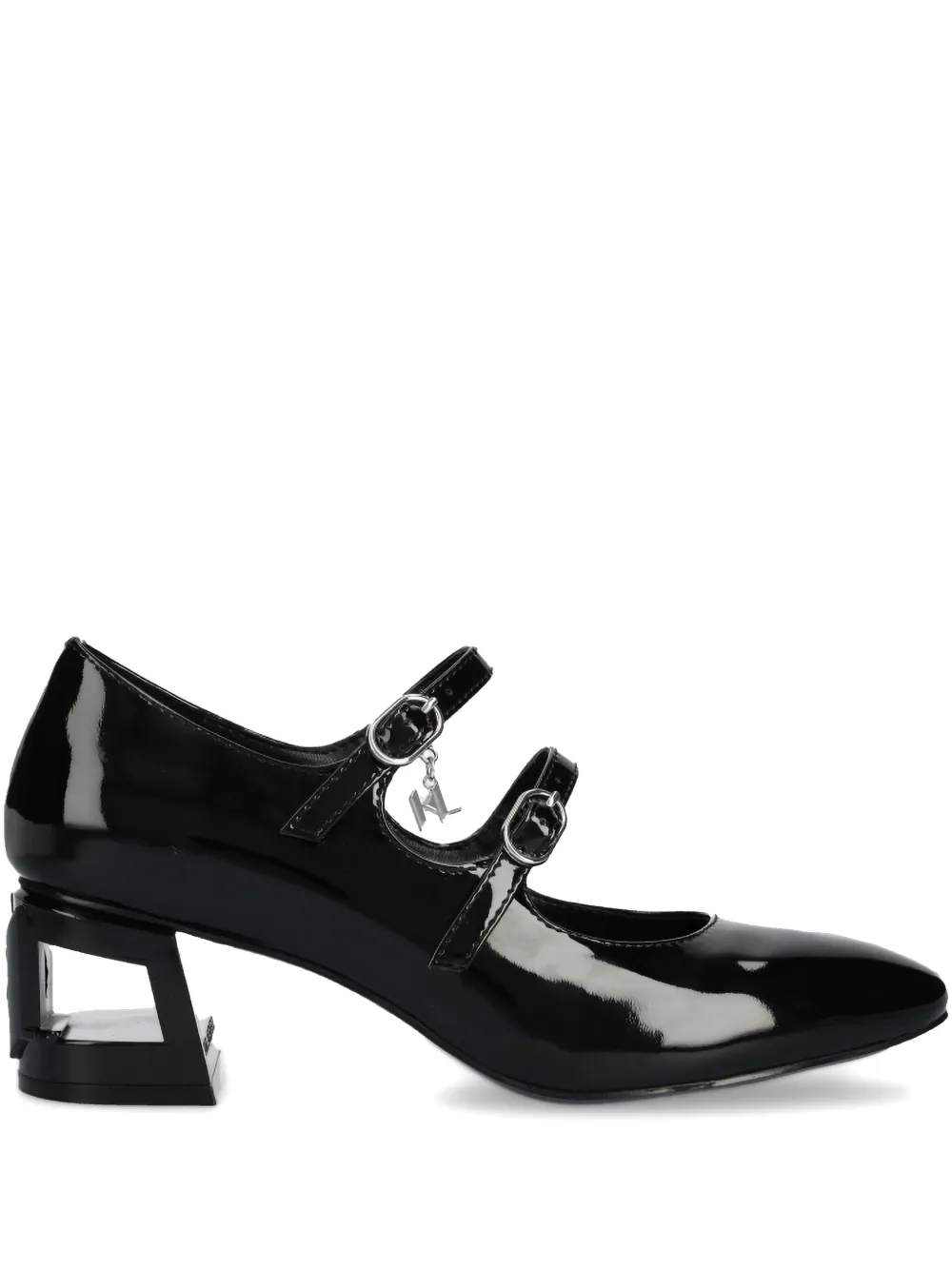 Karl Lagerfeld 55mm leather pumps Black