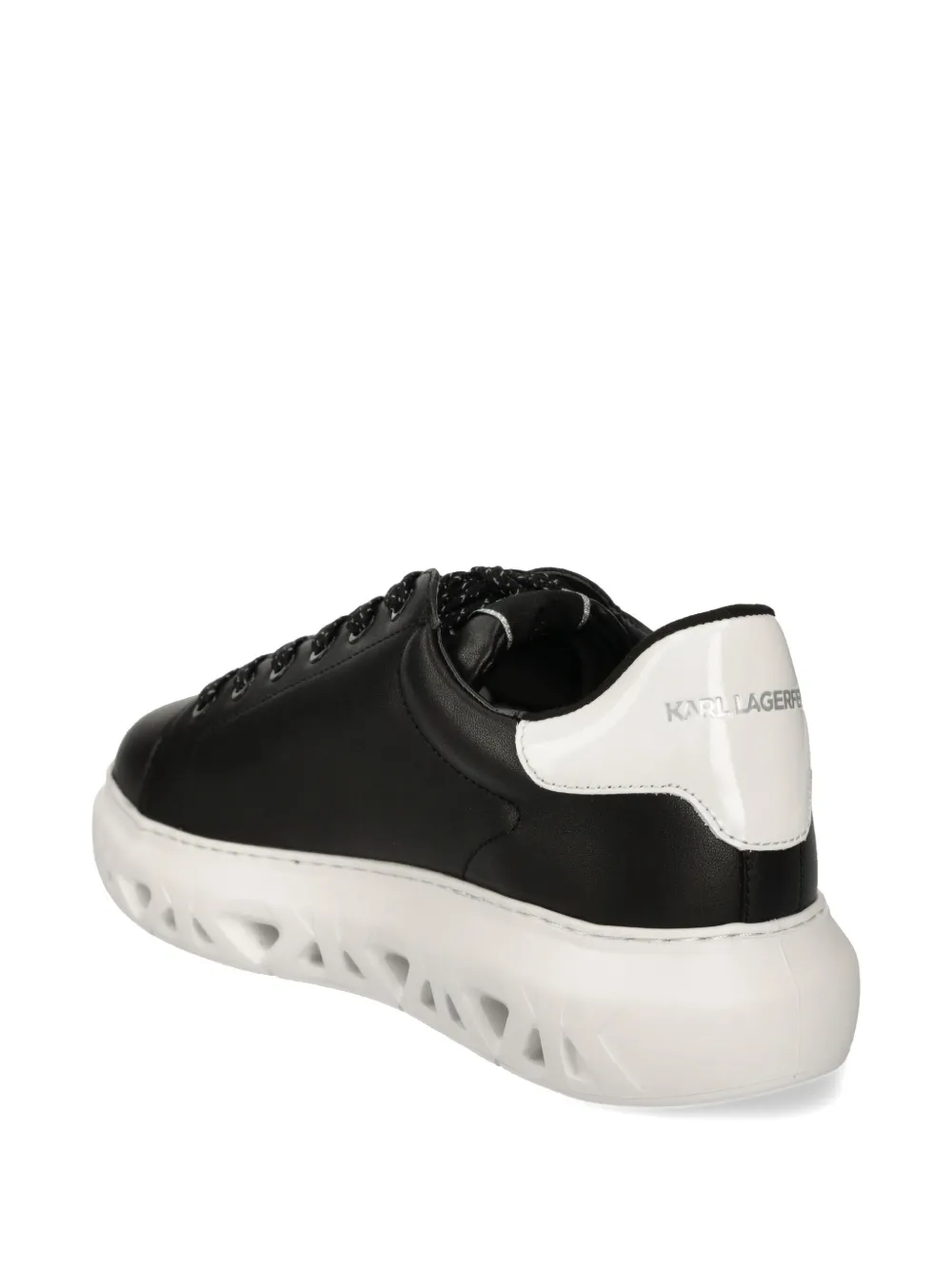 Karl Lagerfeld leather sneakers Black