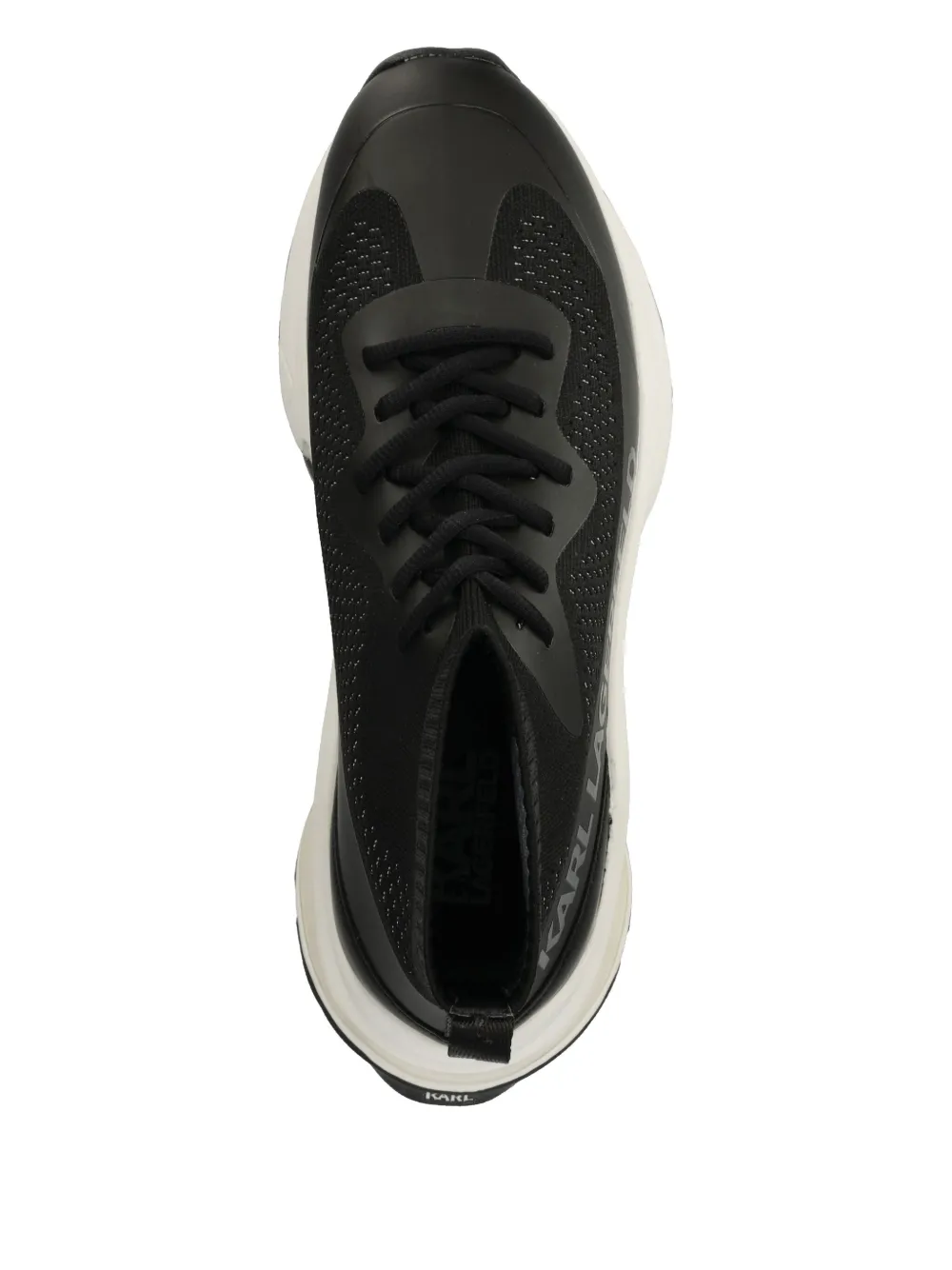 Karl Lagerfeld leather sneakers Black