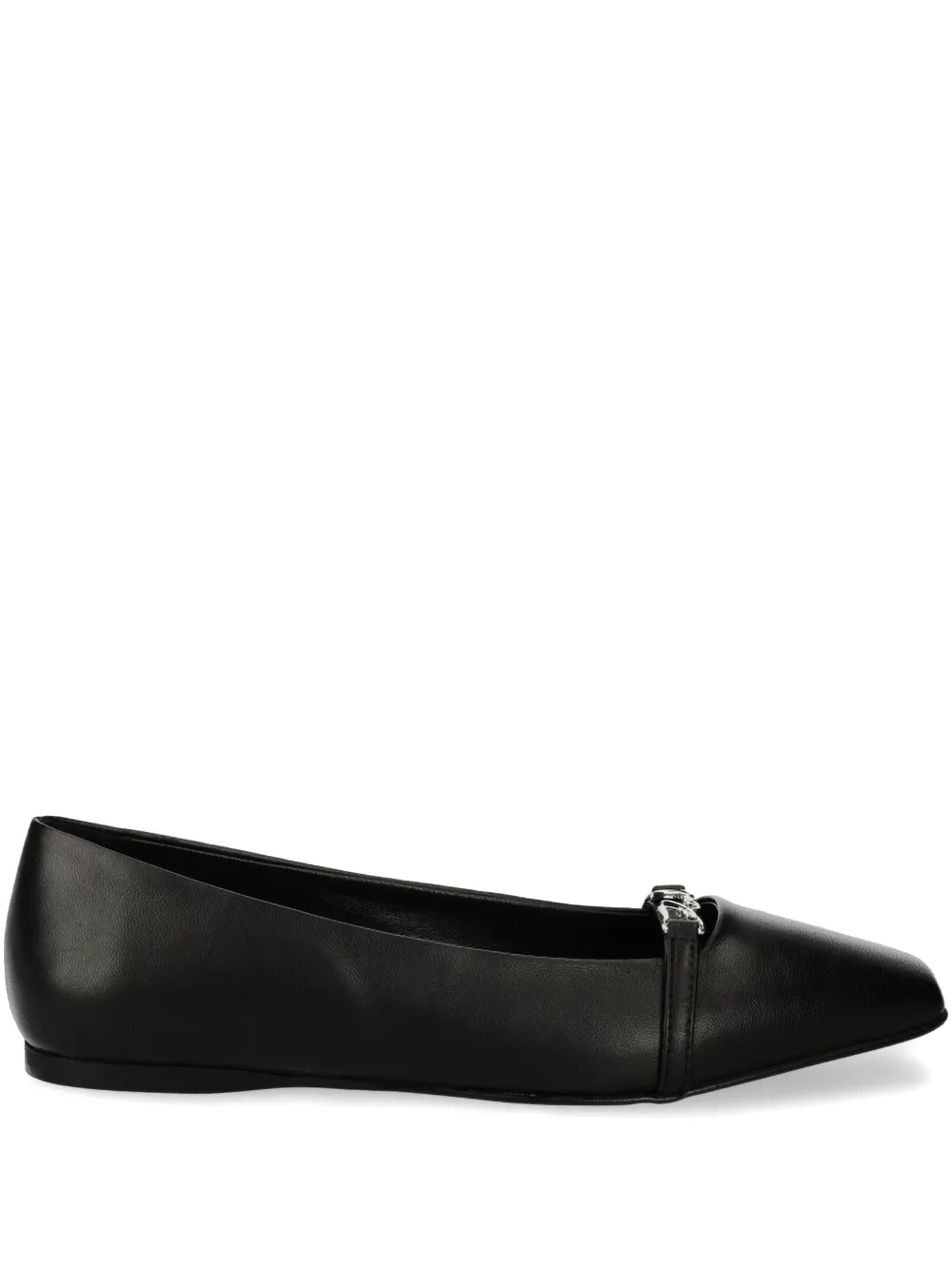 Karl Lagerfeld Karl Signature Ballet Flats In Black