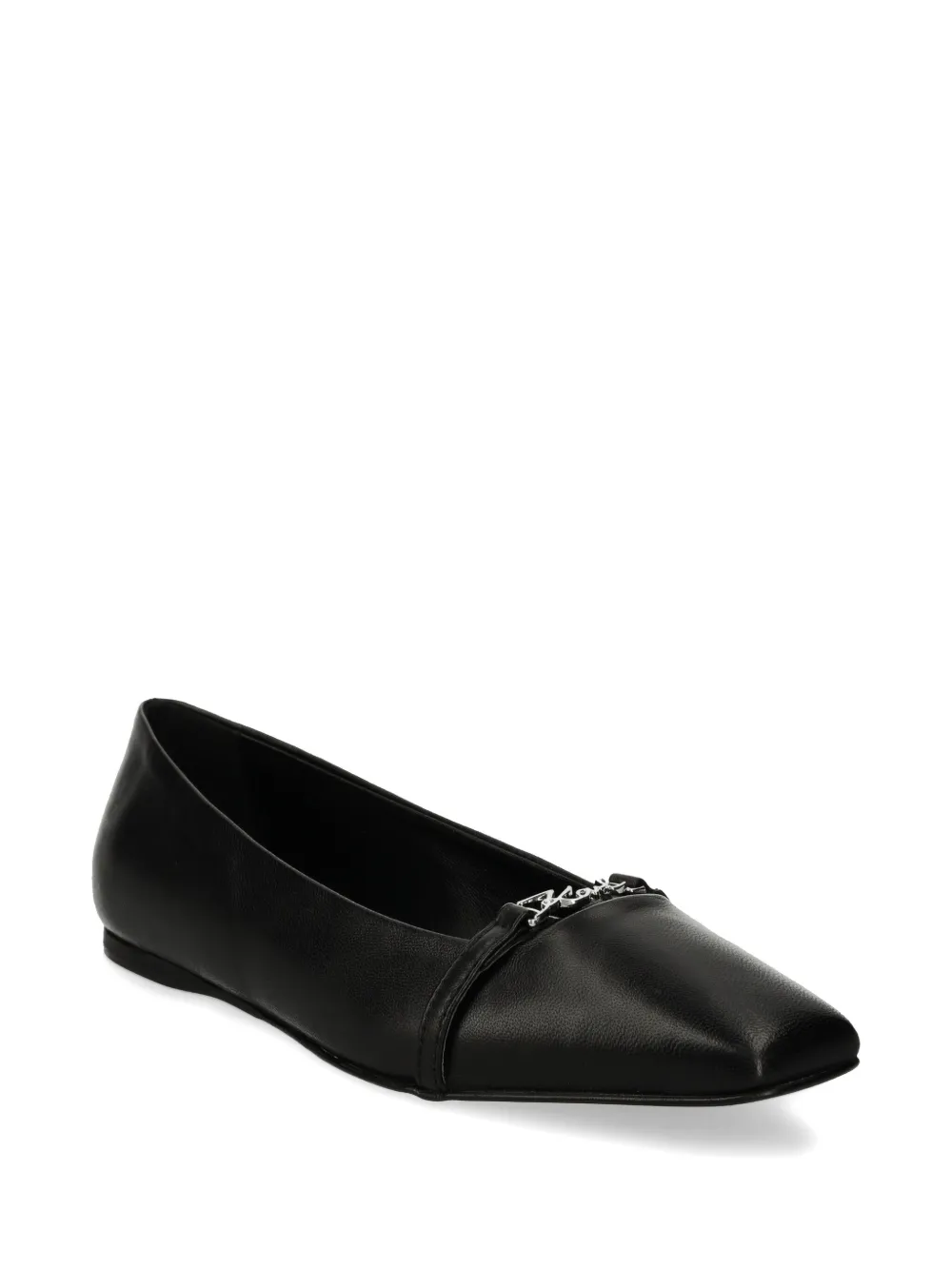 Karl Lagerfeld Karl Signature ballerina's - Zwart