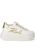Karl Lagerfeld logo-patch sneakers - White