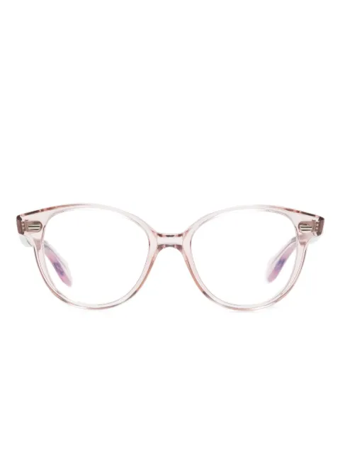 Cutler & Gross translucent round-frame glasses