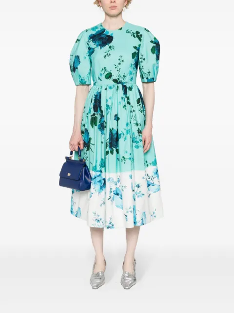 ERDEM floral-print midi dress SS24R1D41BLBCF - 1