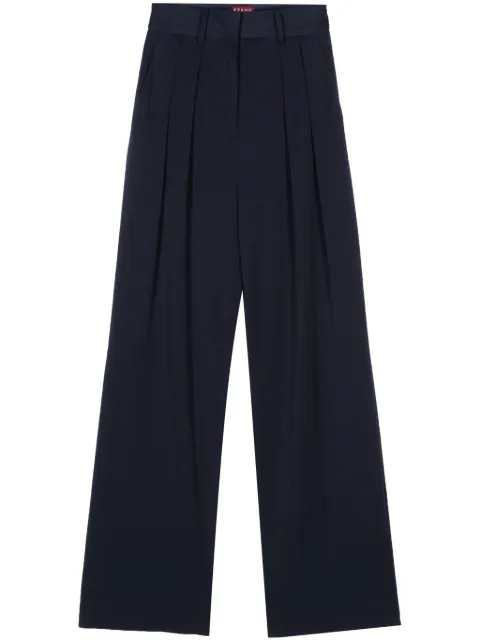 STAUD wide-leg pleated trousers