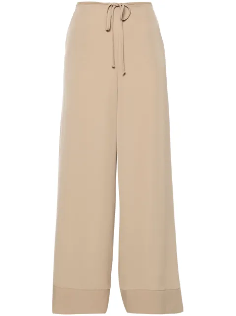 Merci wide-leg twill trousers