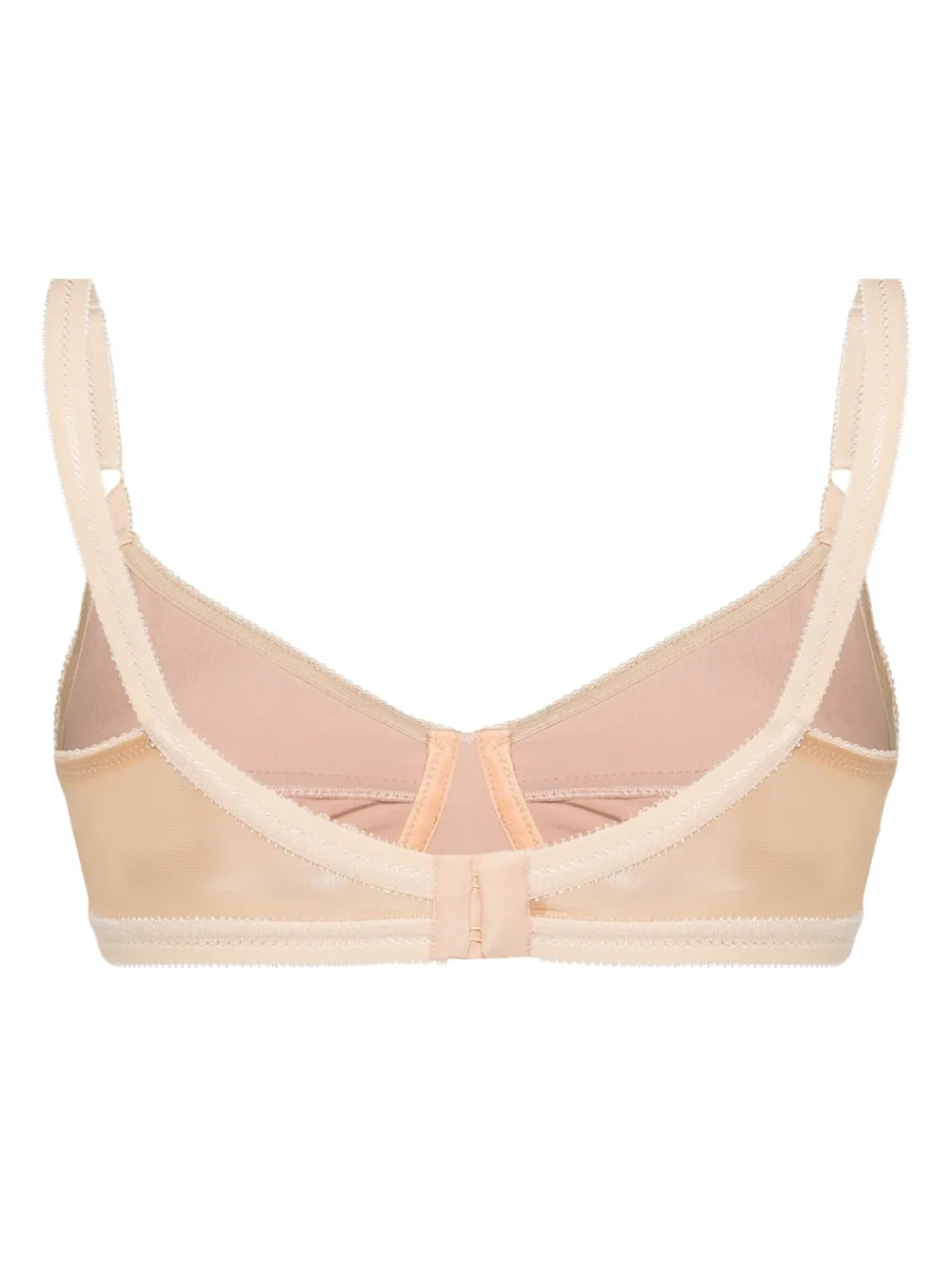 Shop N°21 Scalloped-edges Bra In Neutrals