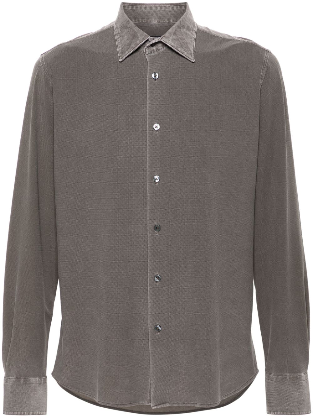 Rrd Piqué-weave Polo Shirt In Gray