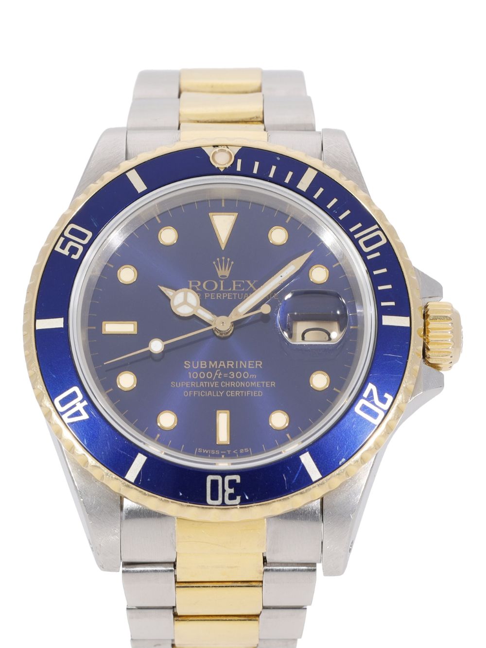 Rolex pre-owned Submariner 40mm - Blauw