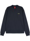 Ferrari drop-shoulder jersey sweatshirt - Blue