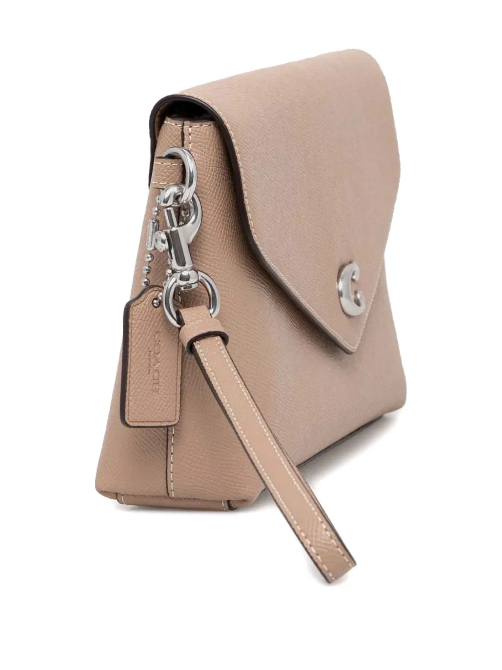 Coach leather clutch bag - Beige