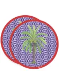 Lisa Corti Masonite Hima Palm placemat (set of two) - Purple