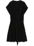 Patrizia Pepe self-tie mini dress - Black