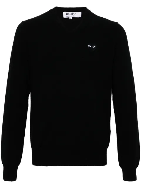 Comme Des Garçons Play pull à patch cœur