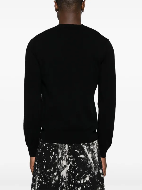 Comme Des Garçons Play ハートパッチ セーター | ブラック | FARFETCH JP
