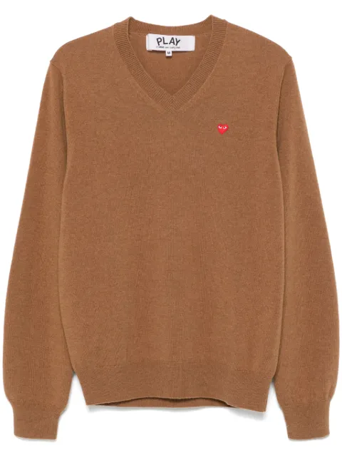 Comme Des Garçons Play heart-patch jumper
