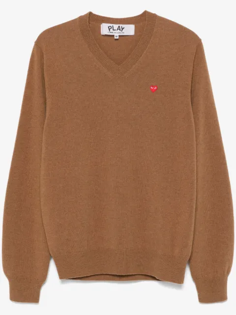 Comme Des Garçons Play heart-patch jumper