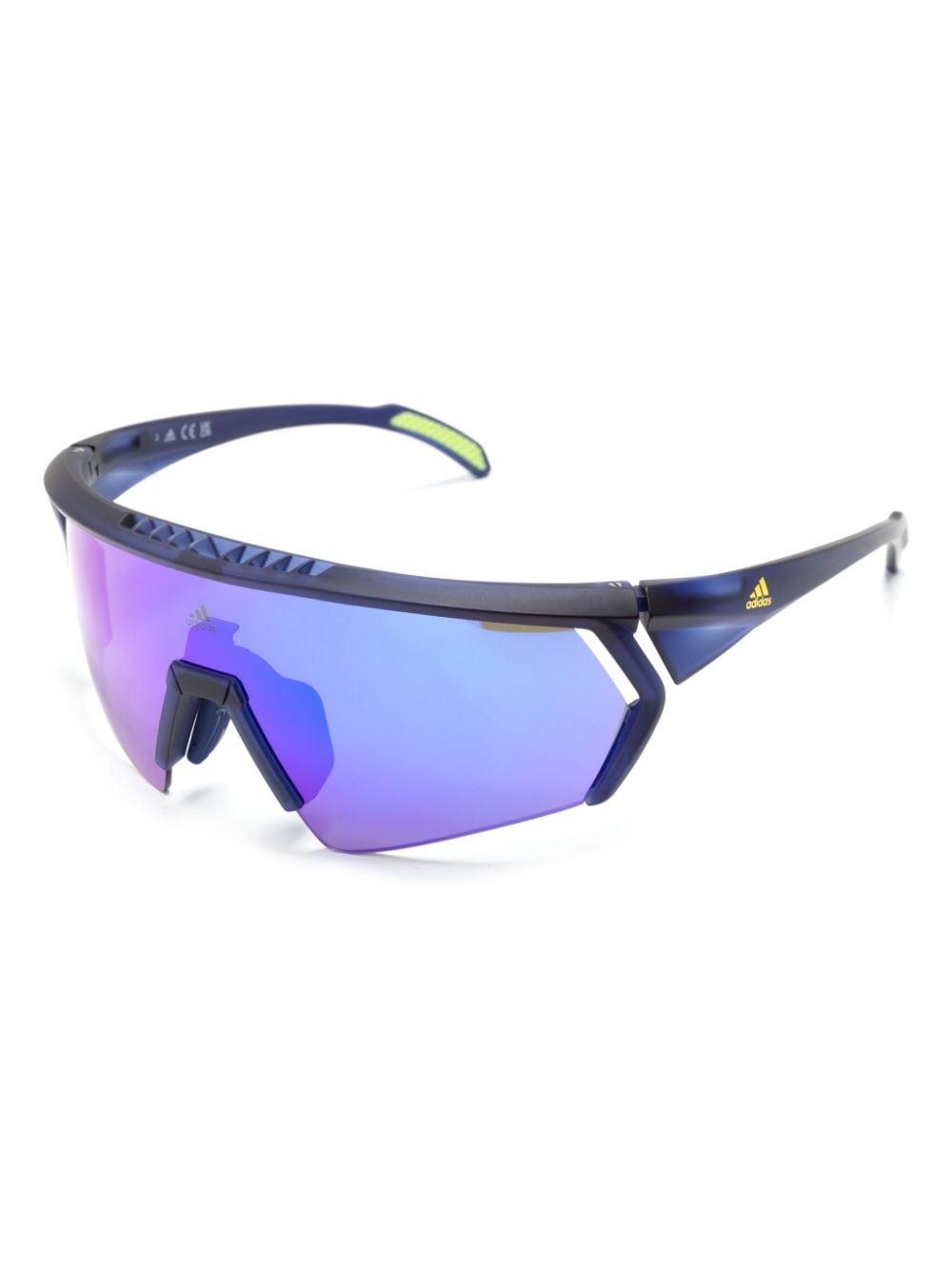 adidas pilot-frame sunglasses - Blauw