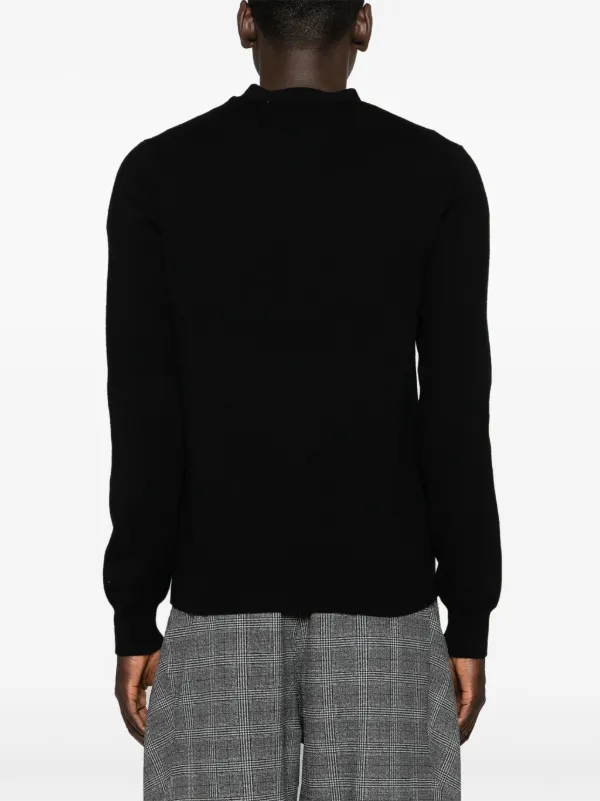 Comme Des Garçons Play ハートパッチ カーディガン | ブラック