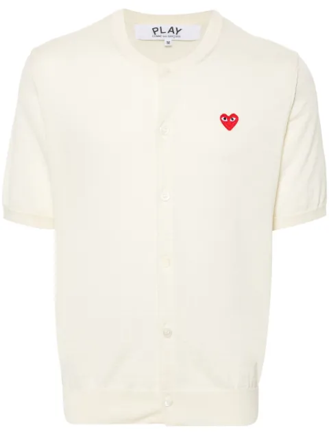 Comme Des Garçons Play Cardigan mit Herz-Patch