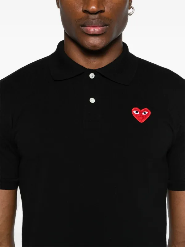 COMME des GARCONS HOMME Patchwork Inside-out Polo Shirt