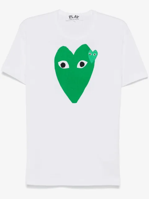 Comme Des Garçons Play t-shirt à imprimé cœur