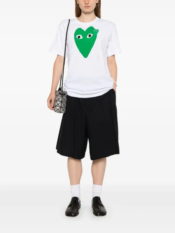 Comme Des Garçons Play ハートプリント Tシャツ | ブラック