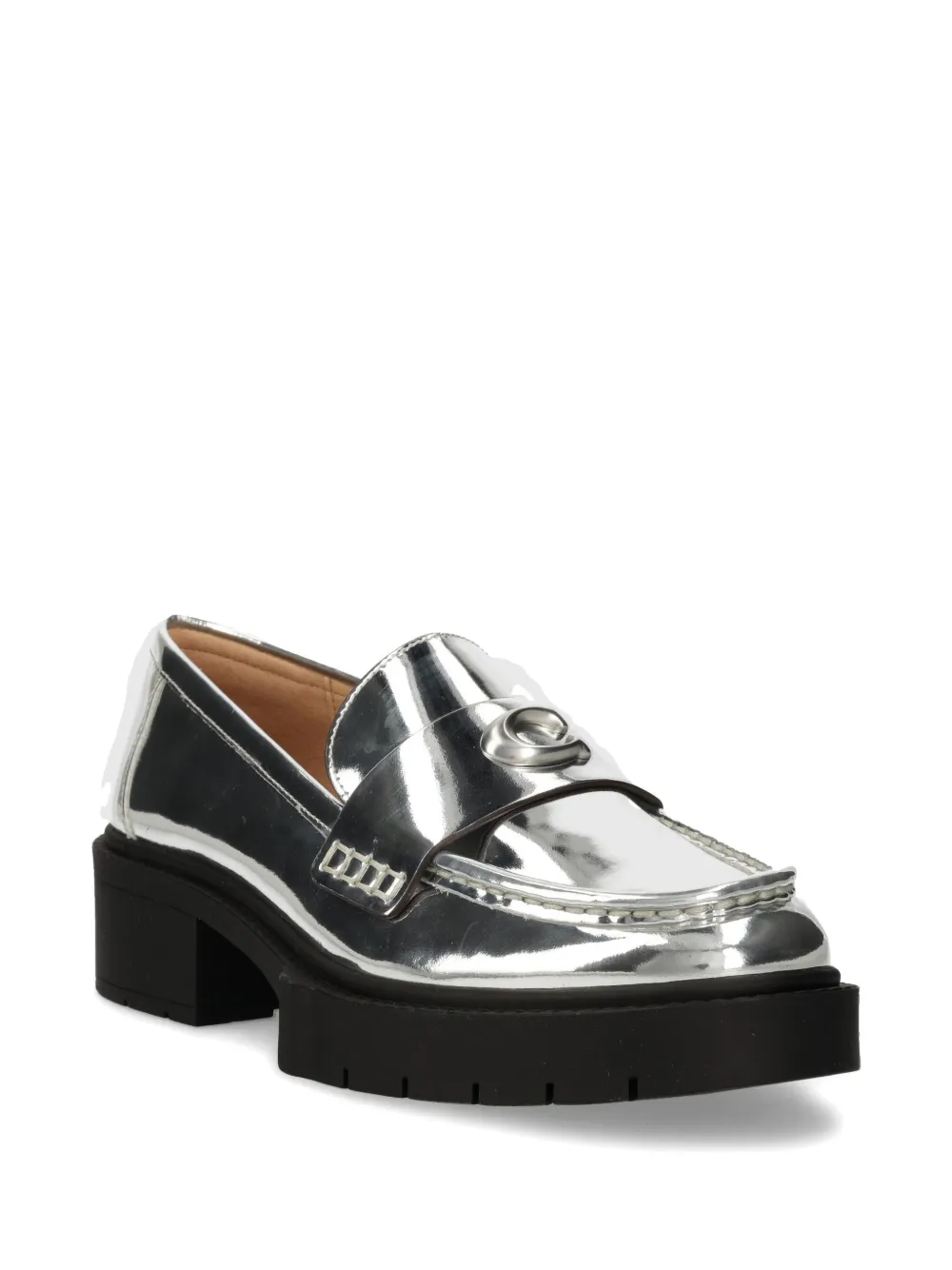 Coach Leah loafers - Zilver