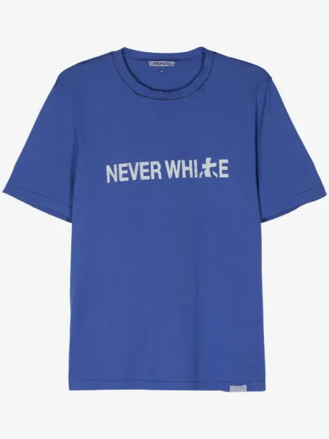 Premiata t-shirt à slogan imprimé